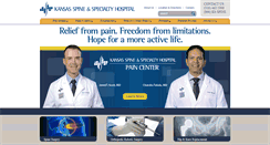 Desktop Screenshot of ksspine.com